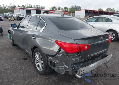 2014 Infiniti Q50 Base from USA, damaged, VIN JN1BV7AP8EM671515